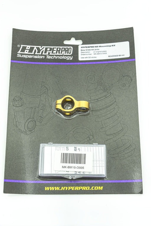 Hyperpro Steering Damper Mounting Kit for 2019-2022 BMW S 1000 Gold Aluminium