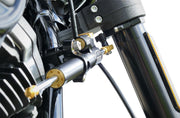 Hyperpro Steering Damper Mounting Kit for 2020-2024 Harley-Davidson FXLRS Black Aluminium #MK-HD18-S001-B