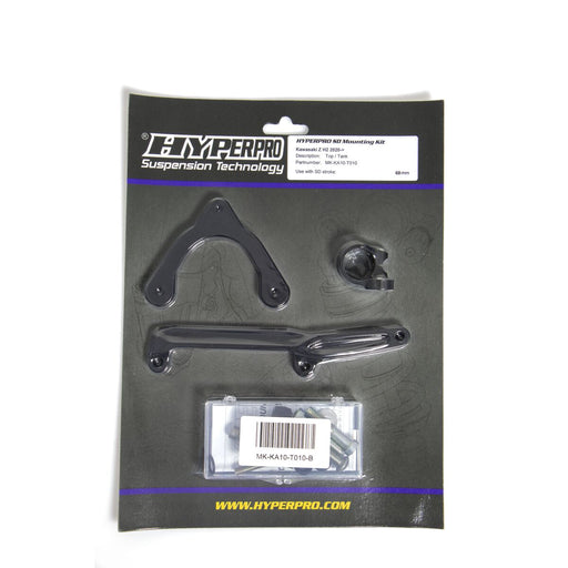 Hyperpro Steering Damper Mounting Kit for 2020-2021 KAWASAKI Z H2 1000 ABS Black Aluminium #MK-KA10-T010-B