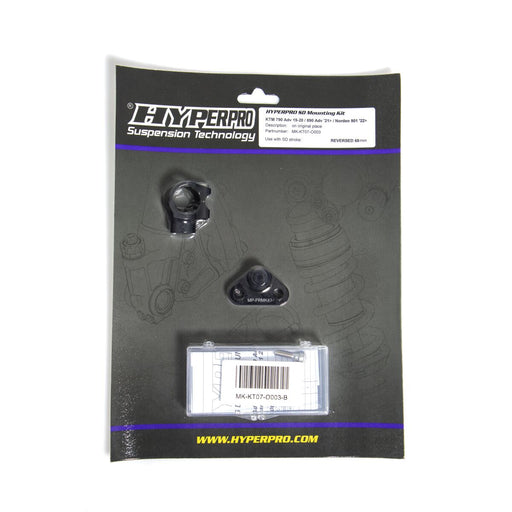 Hyperpro Steering Damper Mounting Kit Black Aluminium #MK-KT07-O003-B