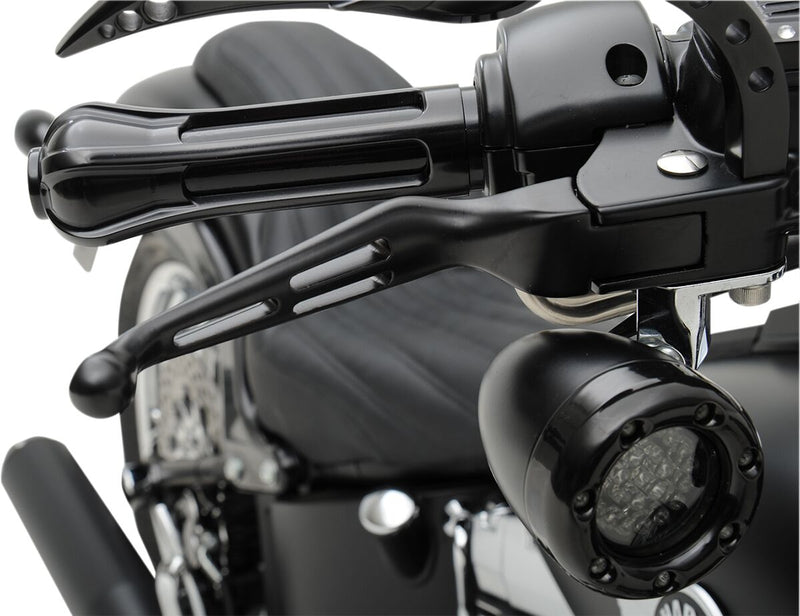 Slotted Wide Blade Lever Set Dyna,
Softail,
Classic,
Sportster,
Touring