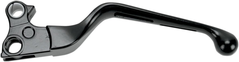 Drag Specialties Matte Black Replacement Slotted Wide Blade Clutch Lever for Various Various Harley-Davidson Motorcycles (See Fitment List)