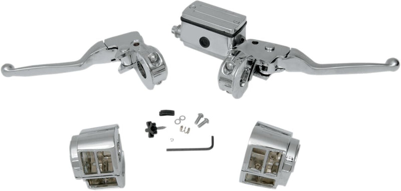 Drag Specialties Handlebar Control Kit w/o Switches Fits Harley-Davidson Dyna, Softail, Sportster, Touring Models 1984-1995