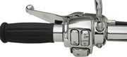Drag Specialties Chrome Handlebar Control Kit with Mechanical Clutch for Various Various Harley-Davidson Motorcycles (See Fitment List)
