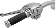 Drag Specialties Chrome Handlebar Control Kit with Mechanical Clutch for Various Various Harley-Davidson Motorcycles (See Fitment List)