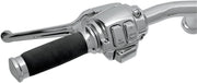 Drag Specialties Chrome Handlebar Control Kit with Mechanical Clutch for Various Various Harley-Davidson Motorcycles (See Fitment List)