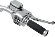 Drag Specialties Chrome Handlebar Control Kit with Mechanical Clutch for Various Various Harley-Davidson Motorcycles (See Fitment List)
