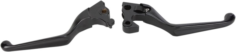 Drag Specialties Matte Black Wide Blade Lever Set for 2014-2022 Harley-Davidson Sportster Motorcycles