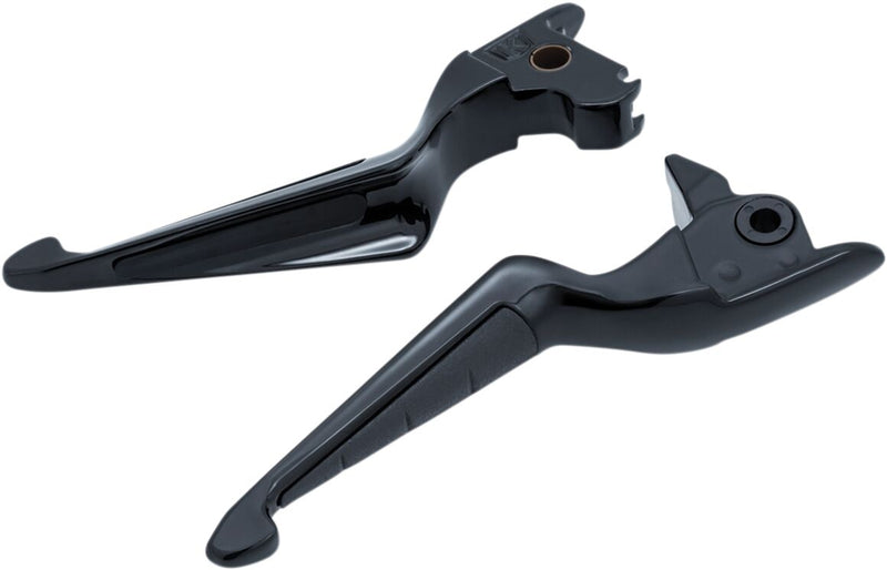 Kuryakyn ISO Handlebar Lever Kit In Gloss Black For Harley-Davidson 2014-2016 Touring Models With Hydraulic Clutch
