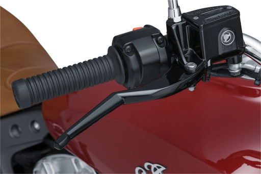 Kuryakyn Legacy Handlebar Lever Kit In Gloss Black For Indian 2015-2016 Scout Motorcycles