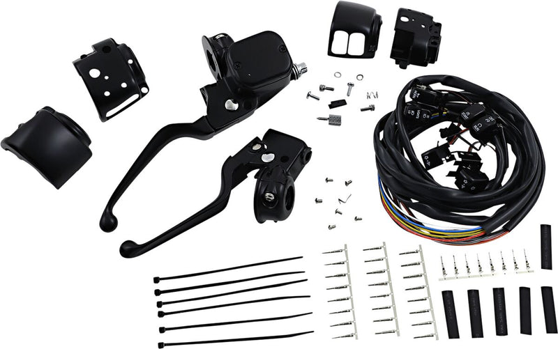 Drag Specialties Handlebar Control Kit Fits Harley-Davidson Dyna, Softail, Sportster, Touring Models 1996-2011