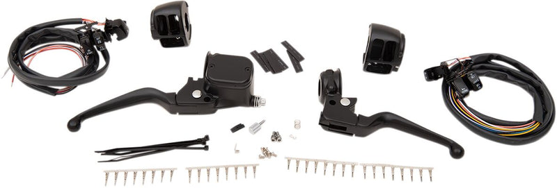 Drag Specialties Handlebar Control Kit Fits Harley-Davidson Dyna, Touring Models 1996-2011