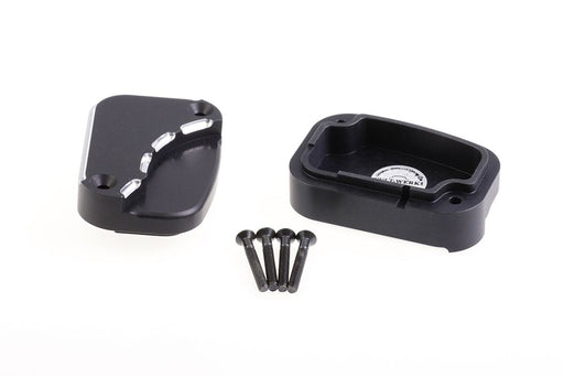 Cult Werk Brake and Clutch Cylinder Cover Racing for 2002-2017 Harley-Davidson Black Brake/Clutch Master Cylinder Aluminium Kit