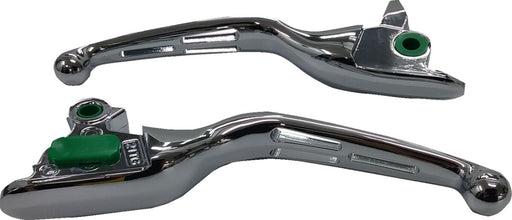 Drag Specialties Slotted Wide Blade Lever Set Fits Harley-Davidson Touring Models 2021-2024 Chrome
