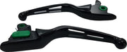 Drag Specialties Slotted Wide Blade Lever Set Fits Harley-Davidson Touring Models 2021-2024 Black #H07-0607MB