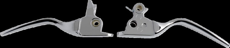 Drag Specialties Custom Lever Set Fits Harley-Davidson Touring Models 2021-2024 Chrome #053842