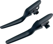 Drag Specialties Custom Lever Set Fits Harley-Davidson Dyna, Softail Models 2018-2024 Black| Satin Fitment Harley-Davidson #053591