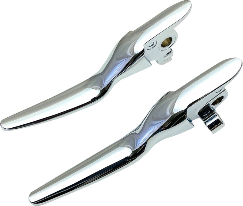 Drag Specialties Custom Lever Set Fits Harley-Davidson Touring, Trike Models 2017-2024 Chrome Fitment Harley-Davidson #053995