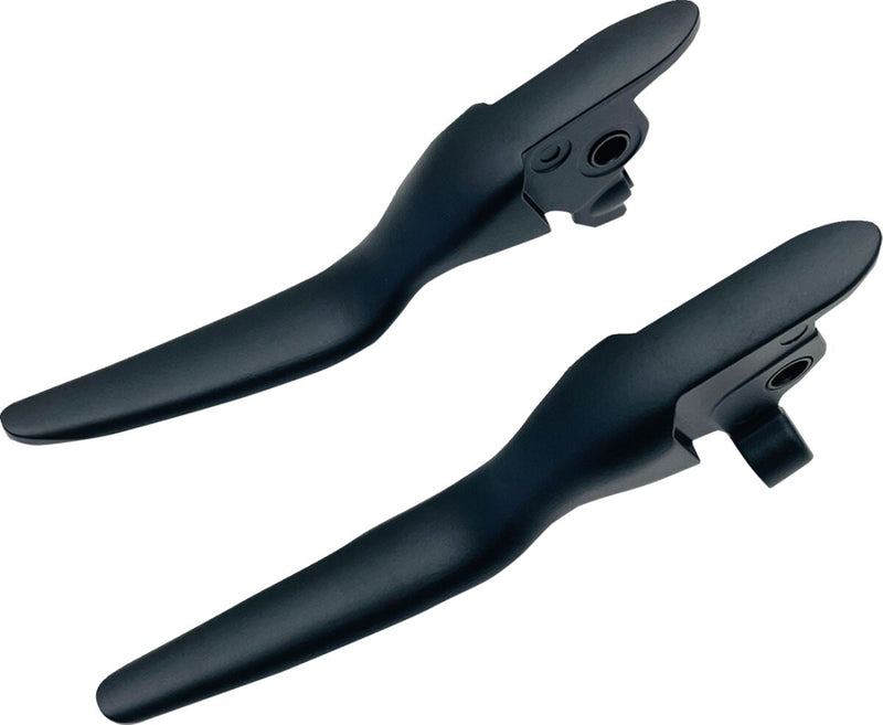 Drag Specialties Custom Lever Set Fits Harley-Davidson Touring, Trike Models 2017-2024 Black| Satin #053996