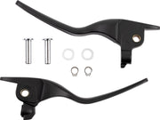 Drag Specialties Custom Lever Set Fits Harley-Davidson Touring, Trike Models 2017-2024 Black| Satin #053996