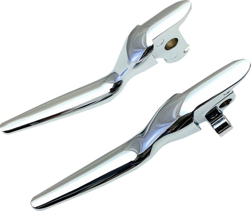 Drag Specialties Custom Lever Set Fits Harley-Davidson Touring Models 2014-2016 Chrome