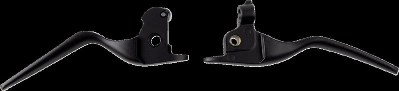 Drag Specialties Custom Lever Set Fits Harley-Davidson Touring Models 2014-2016 Black| Satin #053990