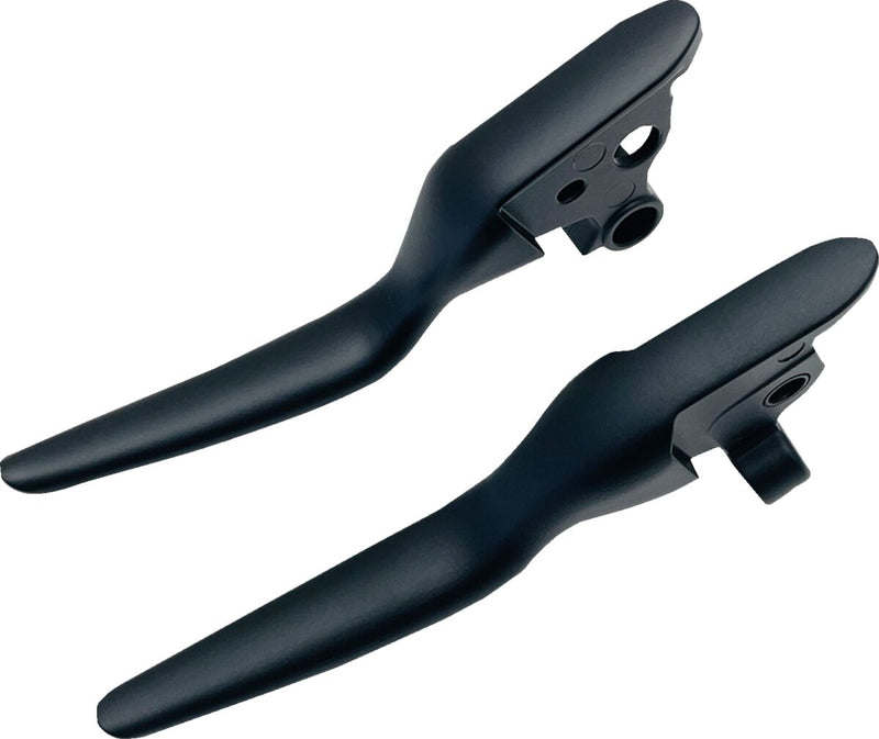 Drag Specialties Custom Lever Set Fits Harley-Davidson Touring Models 2008-2013 Black| Satin #053987