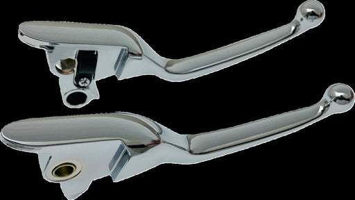 Drag Specialties Narrow Lever Set Fits Harley-Davidson Touring Models 2008-2013 Chrome