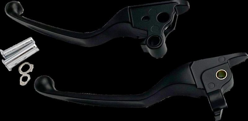 Drag Specialties Narrow Lever Set Fits Harley-Davidson Touring Models 2008-2013 Black| Matte #H07-0585NMB