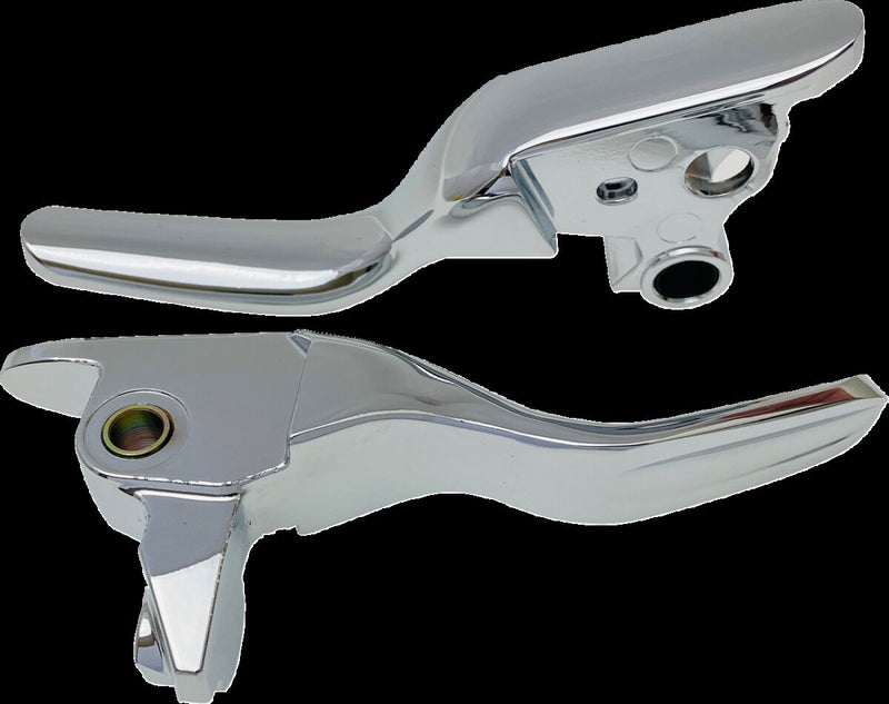 Drag Specialties Short Lever Set Fits Harley-Davidson Touring Models 2008-2013 Chrome #H07-0585S