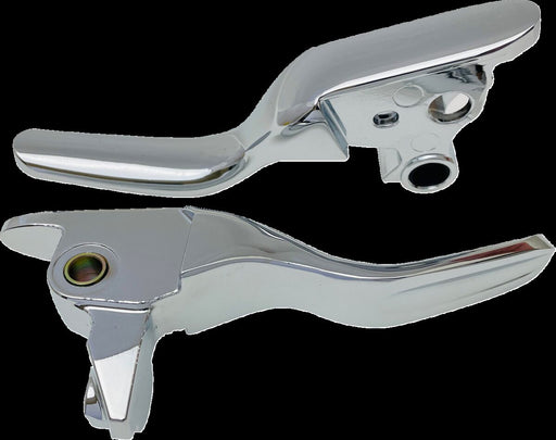 Drag Specialties Short Lever Set Fits Harley-Davidson Touring Models 2008-2013 Chrome