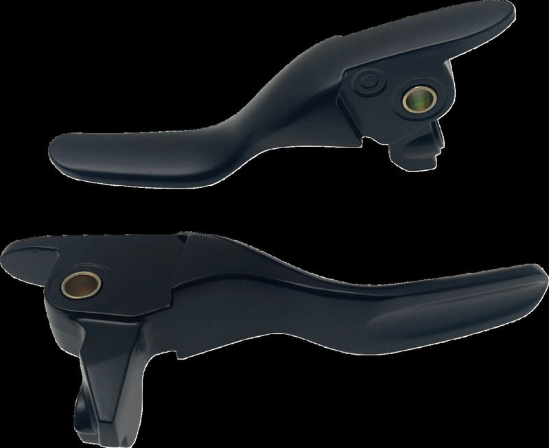 Drag Specialties Short Lever Set Fits Harley-Davidson Touring, Trike Models 2017-2020 Black| Matte