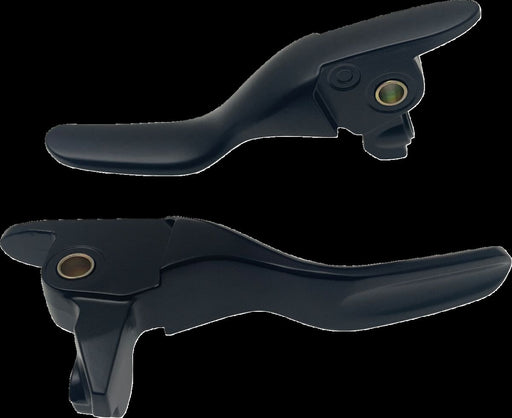 Drag Specialties Short Lever Set Fits Harley-Davidson Touring, Trike Models 2017-2020 Black| Matte