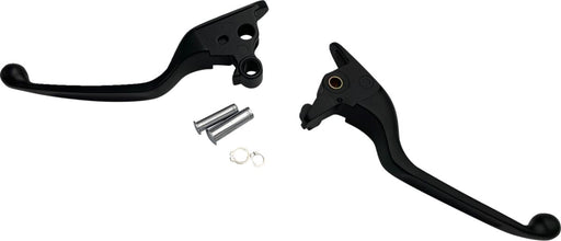 Drag Specialties Narrow Lever Set Fits Harley-Davidson Dyna, Softail Models 2018-2024 Black| Matte