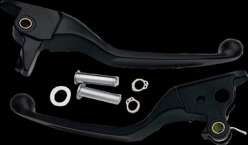 Drag Specialties Narrow Lever Set Fits Harley-Davidson Touring, Trike Models 2021-2024 Black| Matte #H07-0730NMB