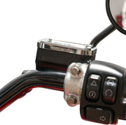 Master Cylinder Cover Black| Silver #TSC-3176-3