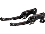 Rick's Motorcycles LEVER KIT, ADJUSTABLE, PAIR, GOOD GUYS for 1996-2017 Harley-Davidson Lever Assembly Anodised Black Aluminium