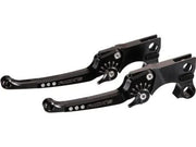 Rick's Motorcycles LEVER KIT, ADJUSTABLE, PAIR, GOOD GUYS for 2008-2016 Harley-Davidson Lever Assembly Anodised Black Aluminium