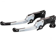 Rick's Motorcycles LEVER KIT, ADJUSTABLE, PAIR, GOOD GUYS for 2006-2017 Harley-Davidson Lever Assembly Black Silver Aluminium