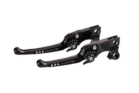 Rick's Motorcycles LEVER KIT, ADJUSTABLE, PAIR, GOOD GUYS for 2018-2024 Harley-Davidson Lever Assembly Anodised Black Aluminium