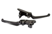 Rick's Motorcycles LEVER KIT, ADJSTBL, CLASSIC for 2021-2023 Harley-Davidson Control Black Handlebar Control Aluminium Pair