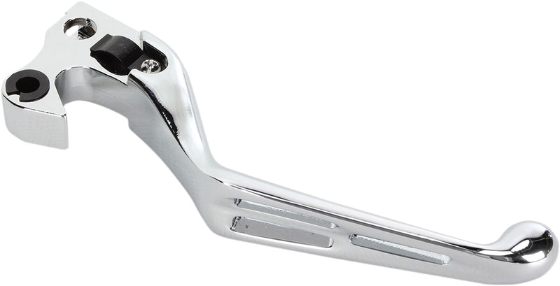 Drag Specialties Chrome Replacement Slotted Wide Blade Clutch Lever for 2014-2019 Harley-Davidson Sportster Motorcycles