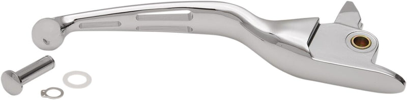 Drag Specialties Chrome Replacement Slotted Wide Blade Brake Lever for 2019-2025 Harley-Davidson Trike and 2014-2025 Harley-Davidson Touring Motorcycles