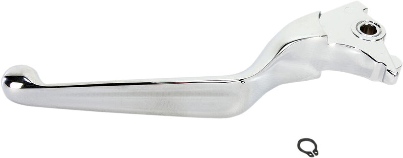 Drag Specialties Chrome Replacement Wide Blade Brake Lever for 2014-2022 Harley-Davidson Sportster Motorcycles