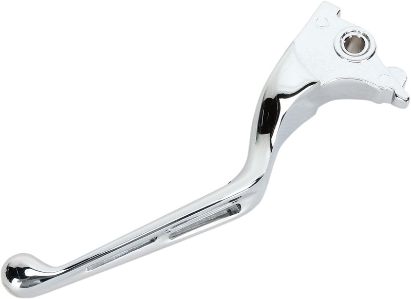 Drag Specialties Chrome Replacement Slotted Wide Blade Brake Lever for 2014-2022 Harley-Davidson Sportster Motorcycles