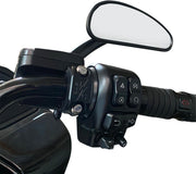 Thrashin Supply Co. Brake/Clutch Perch Clamp In Black For Harley-Davidson Touring, Dyna, FXR & Softail