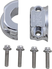 Thrashin Supply Co. Brake/Clutch Perch Clamp In Chrome For Harley-Davidson Touring, Dyna, FXR & Softail