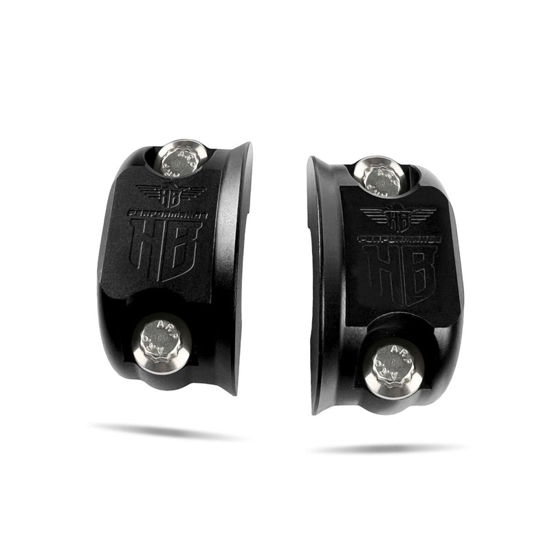 Heinz Bikes Performance Perch Clamp Black 6061-T6 Aluminium Pair #HB-CBPC-B