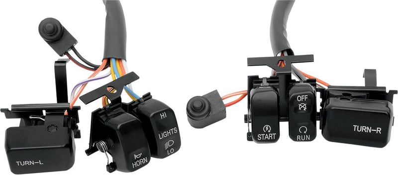 Drag Specialties Handlebar Switch Kit Fits Harley-Davidson Dyna, Softail, Touring Models 1996-2013