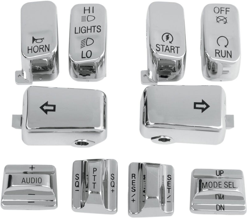 Drag Specialties Switch Cap Kit Fits Harley-Davidson Touring Models 1996-2013